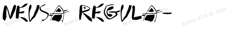Neusa regula字体转换